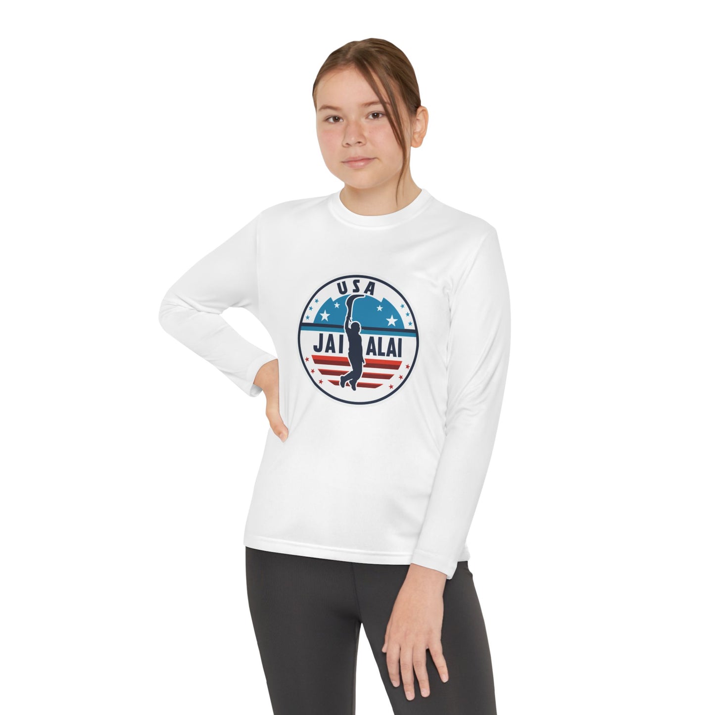 US Jai Alai Youth Long Sleeve Competitor Tee