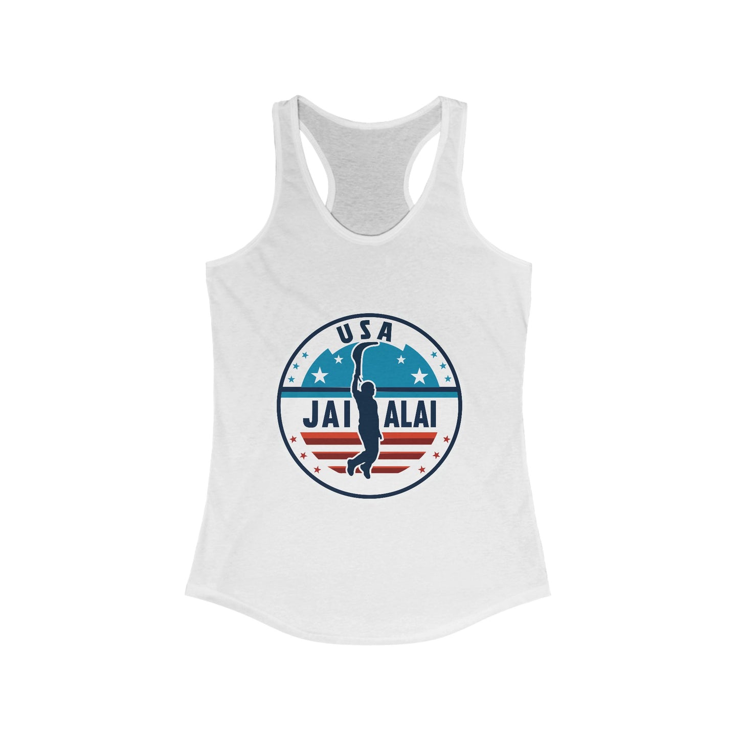 USA Jai Alai Women Racerback Tank