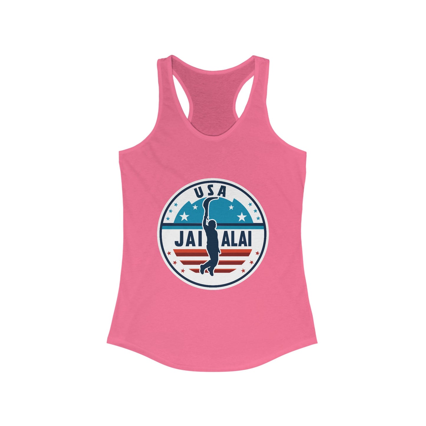 USA Jai Alai Women Racerback Tank