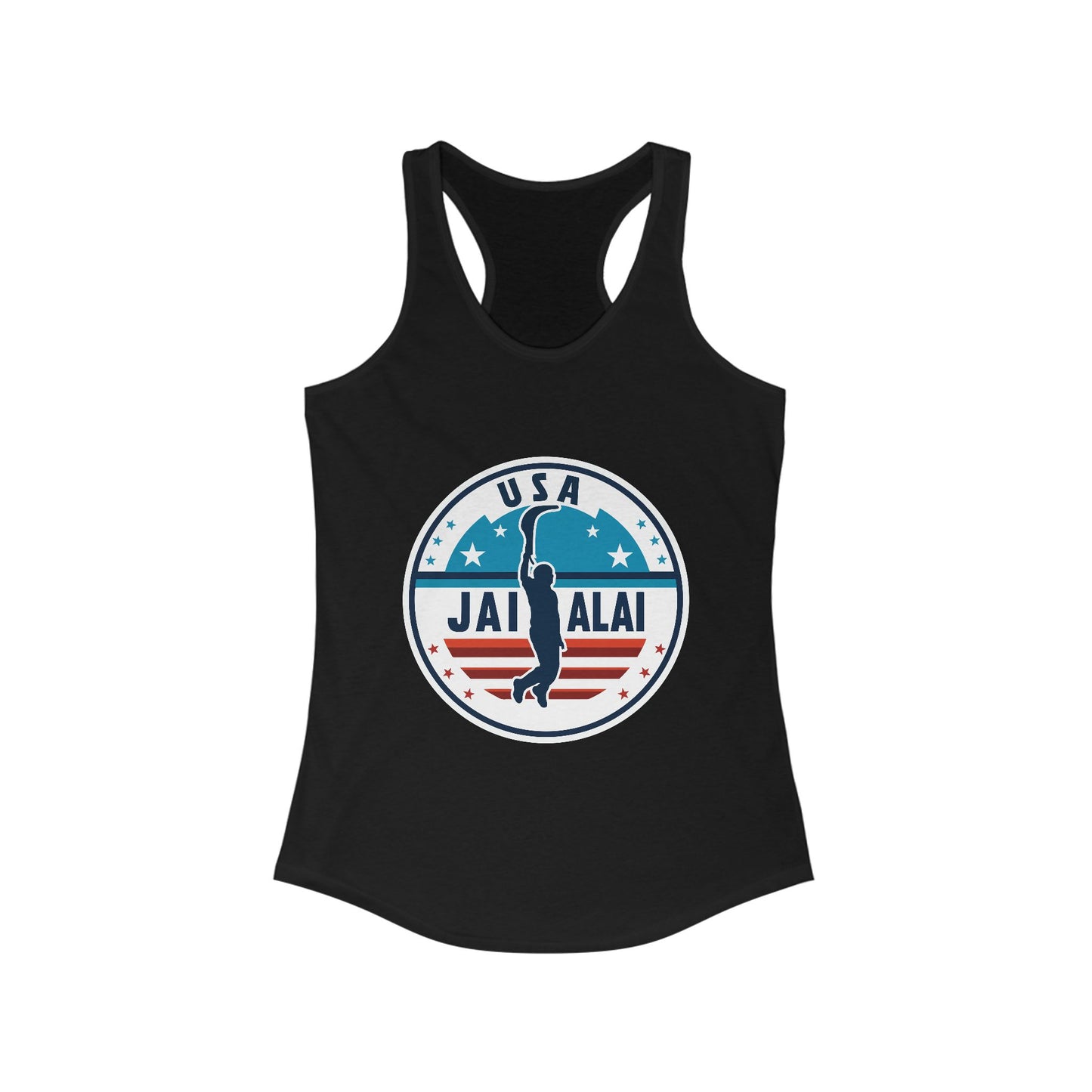 USA Jai Alai Women Racerback Tank