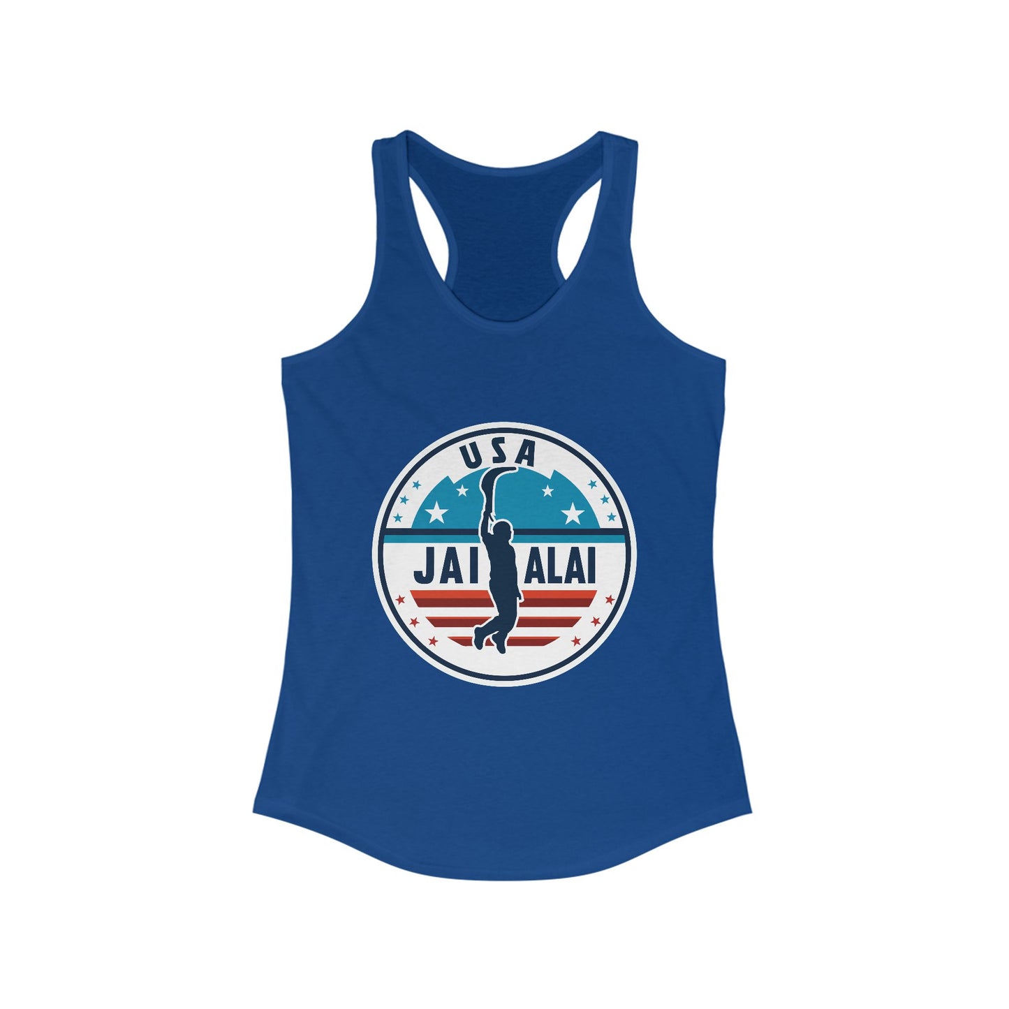 USA Jai Alai Women Racerback Tank