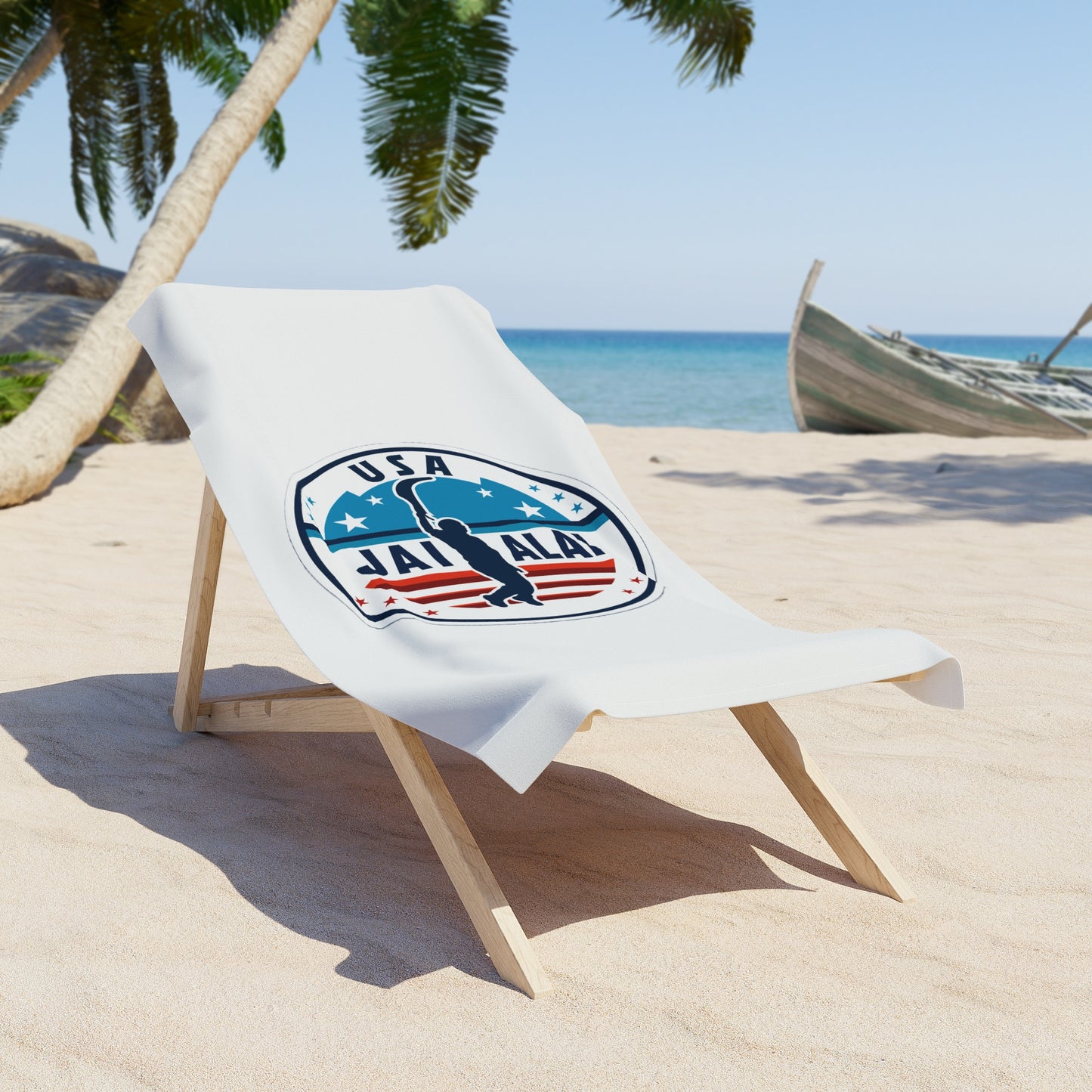 US Jai Alai Beach Towel