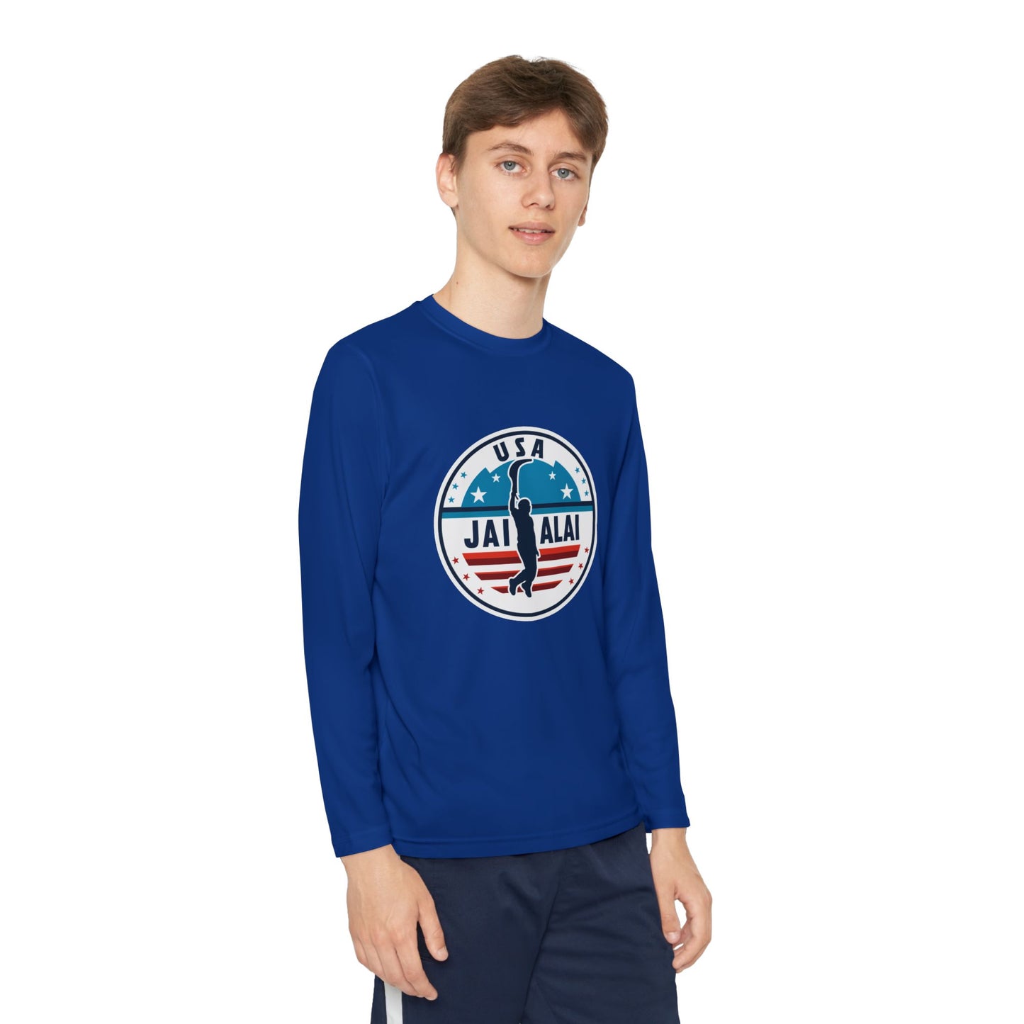 US Jai Alai Youth Long Sleeve Competitor Tee