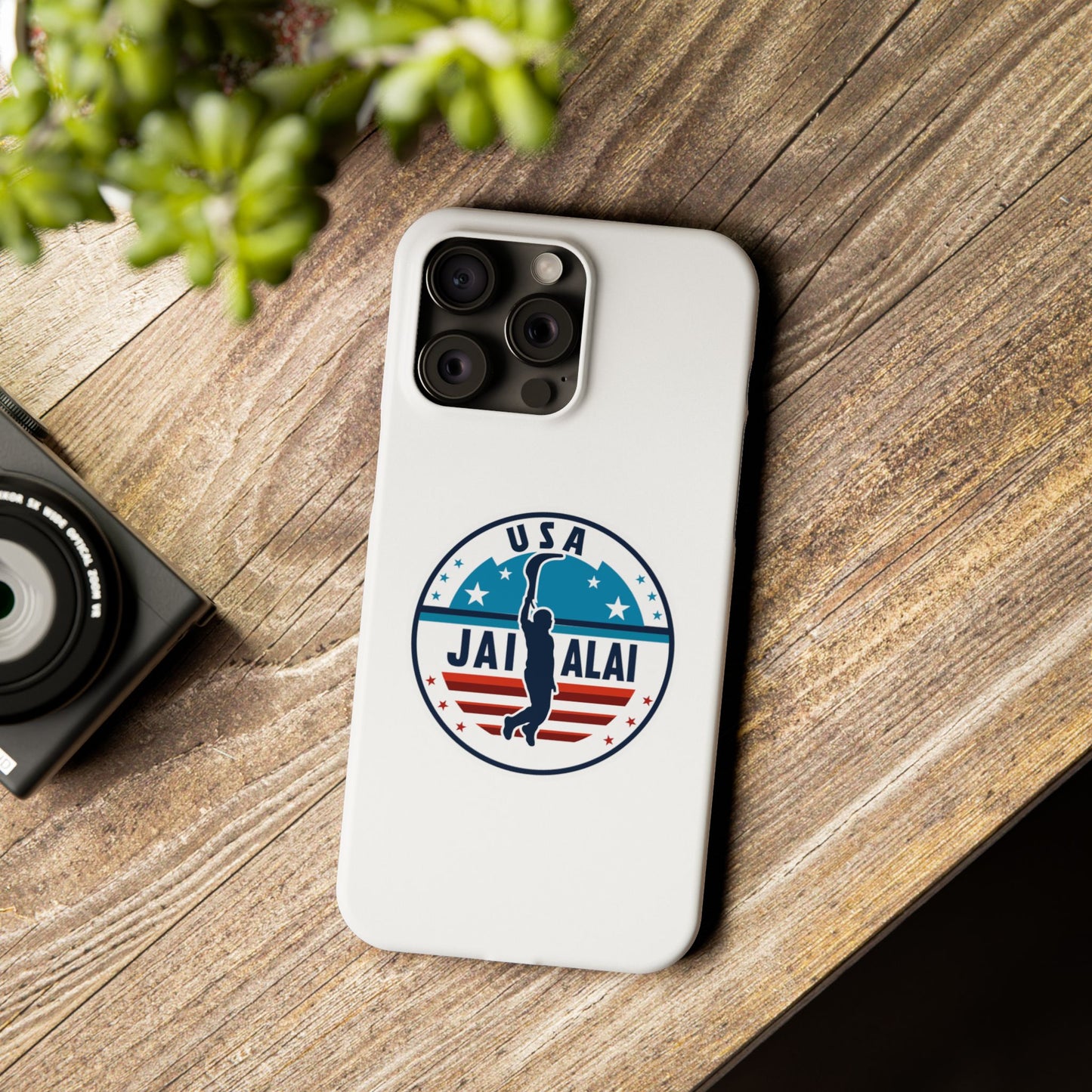 USA Jai Alai Team Slim Phone Cases