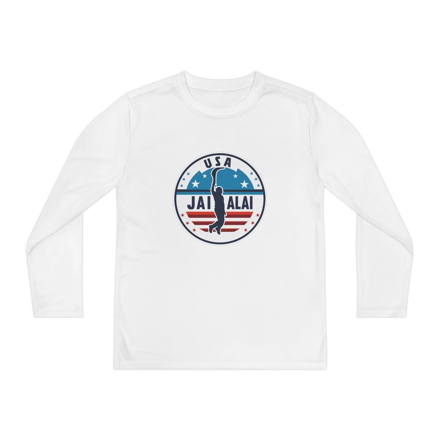 USA Jai Alai Team Youth Long Sleeve Competitor Tee