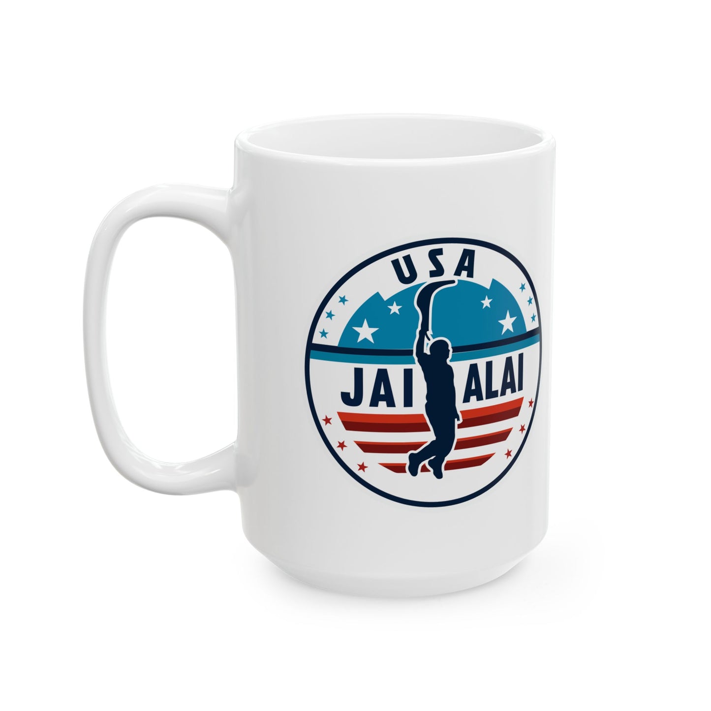 USA Jai Alai Team Ceramic Mug, (11oz, 15oz)