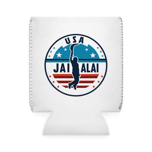 USA Jai Alai Team Can Cooler Sleeve