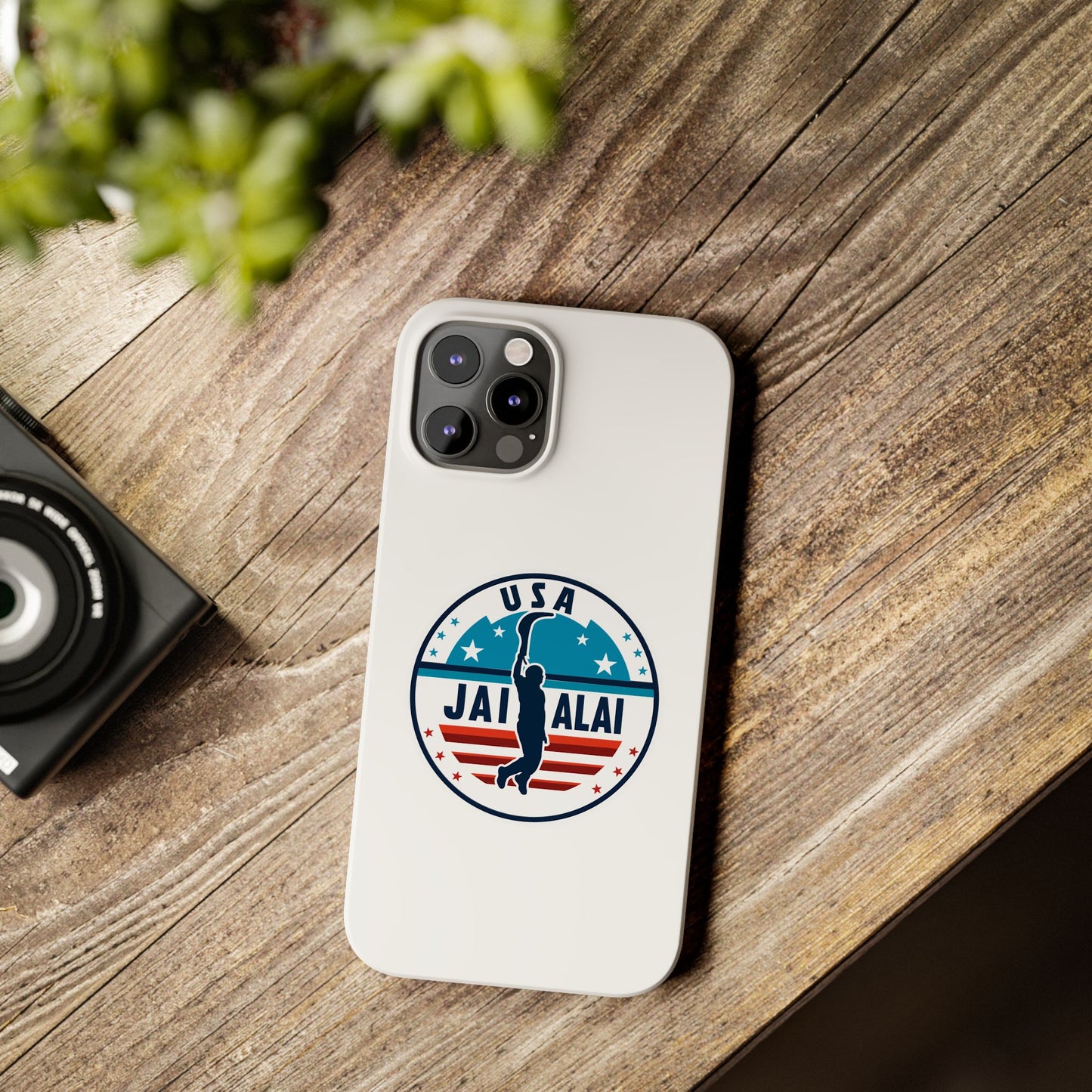 USA Jai Alai Team Slim Phone Cases