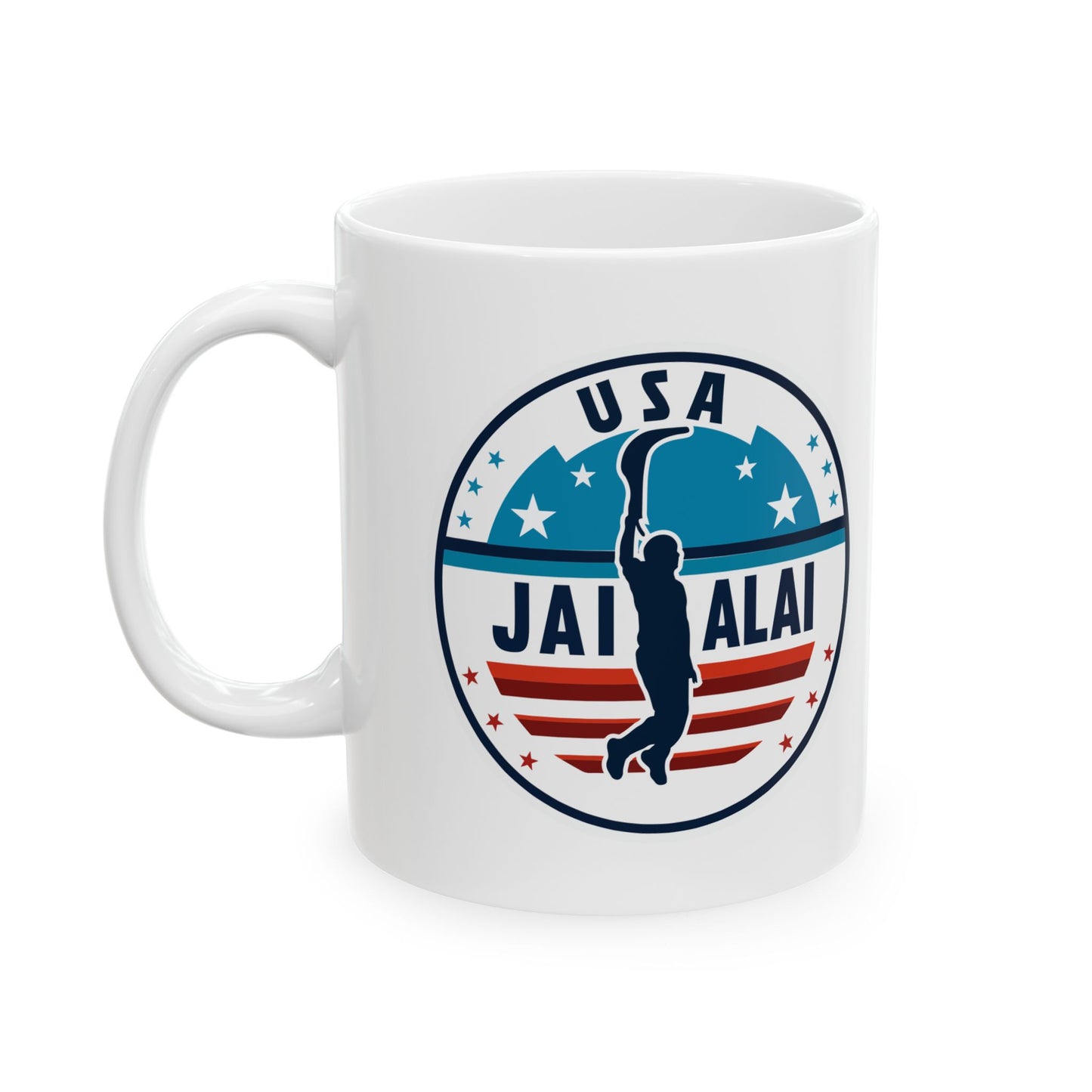 USA Jai Alai Team Ceramic Mug, (11oz, 15oz)