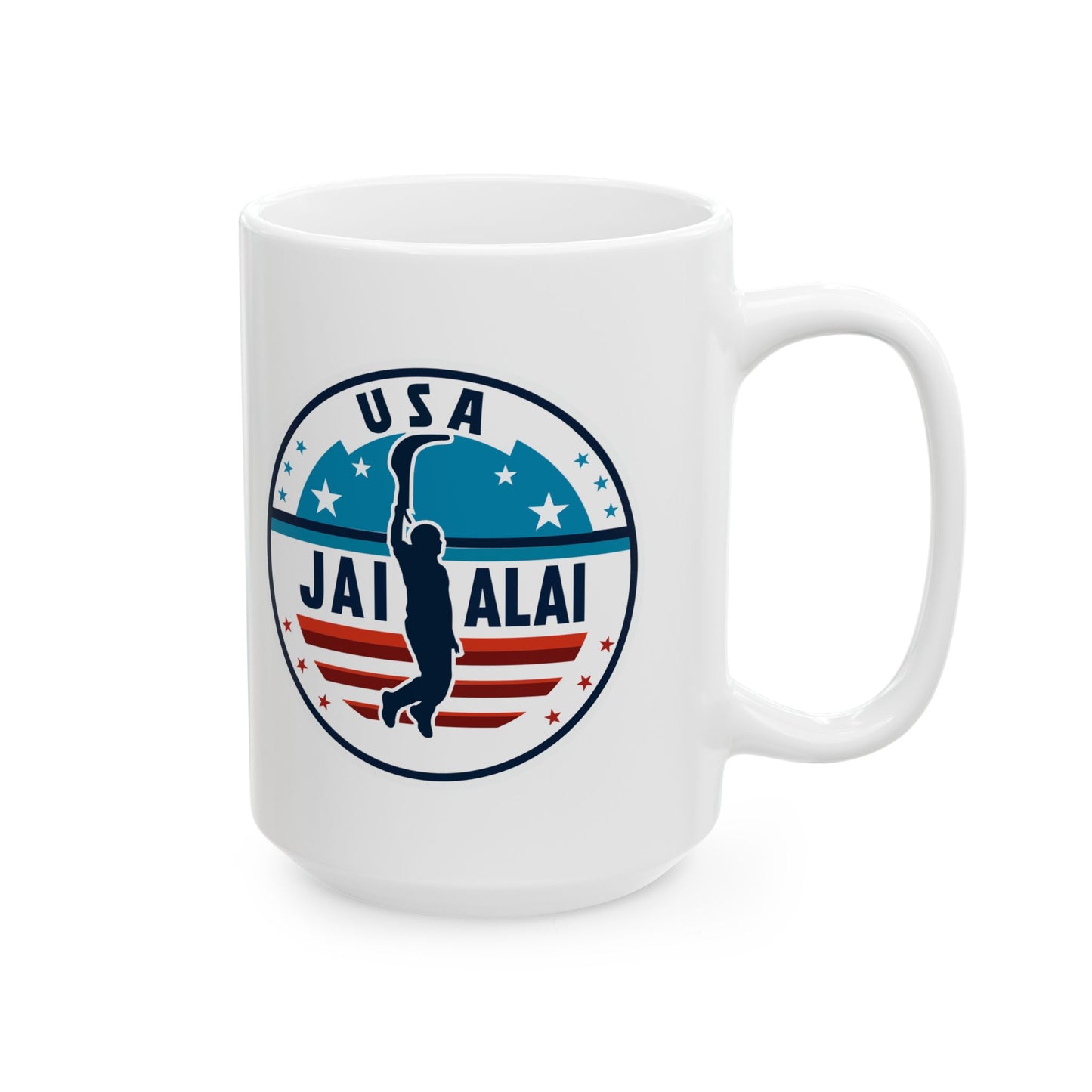 USA Jai Alai Team Ceramic Mug, (11oz, 15oz)