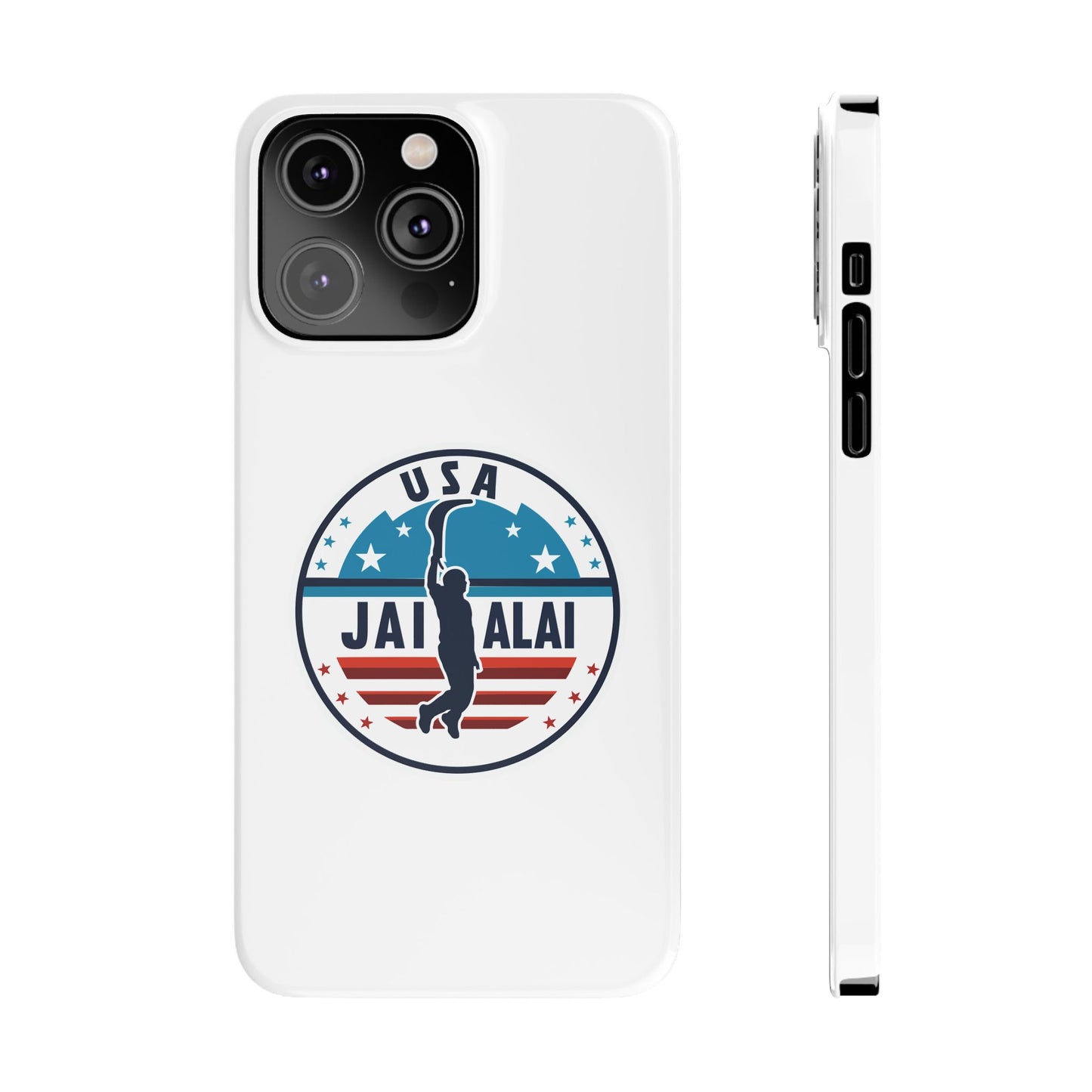 USA Jai Alai Team Slim Phone Cases