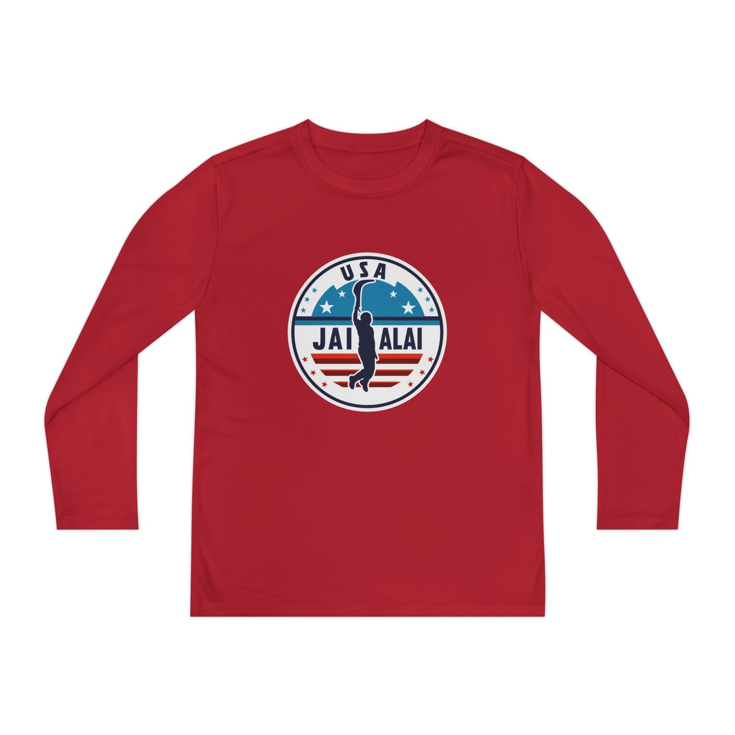 USA Jai Alai Team Youth Long Sleeve Competitor Tee