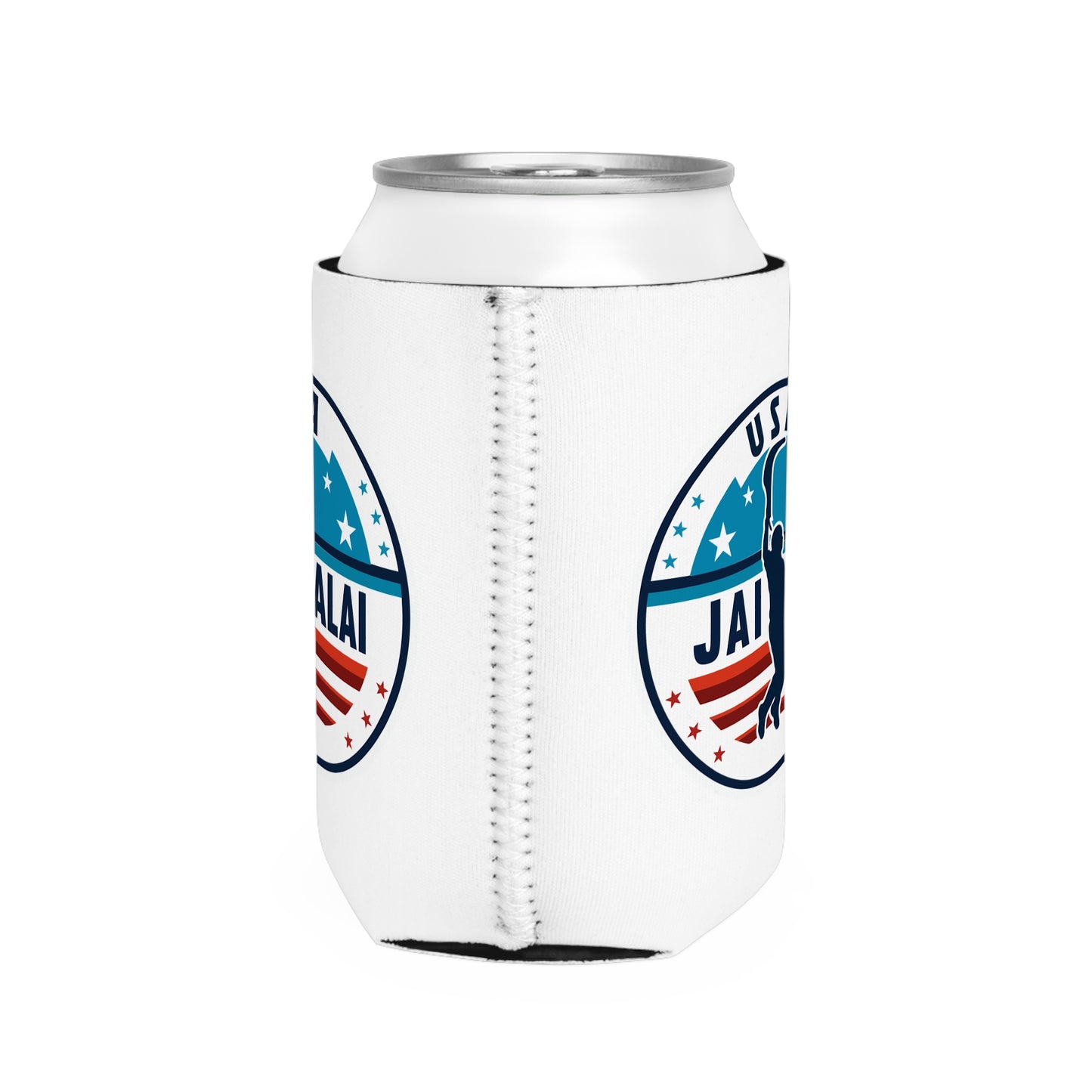 USA Jai Alai Team Can Cooler Sleeve