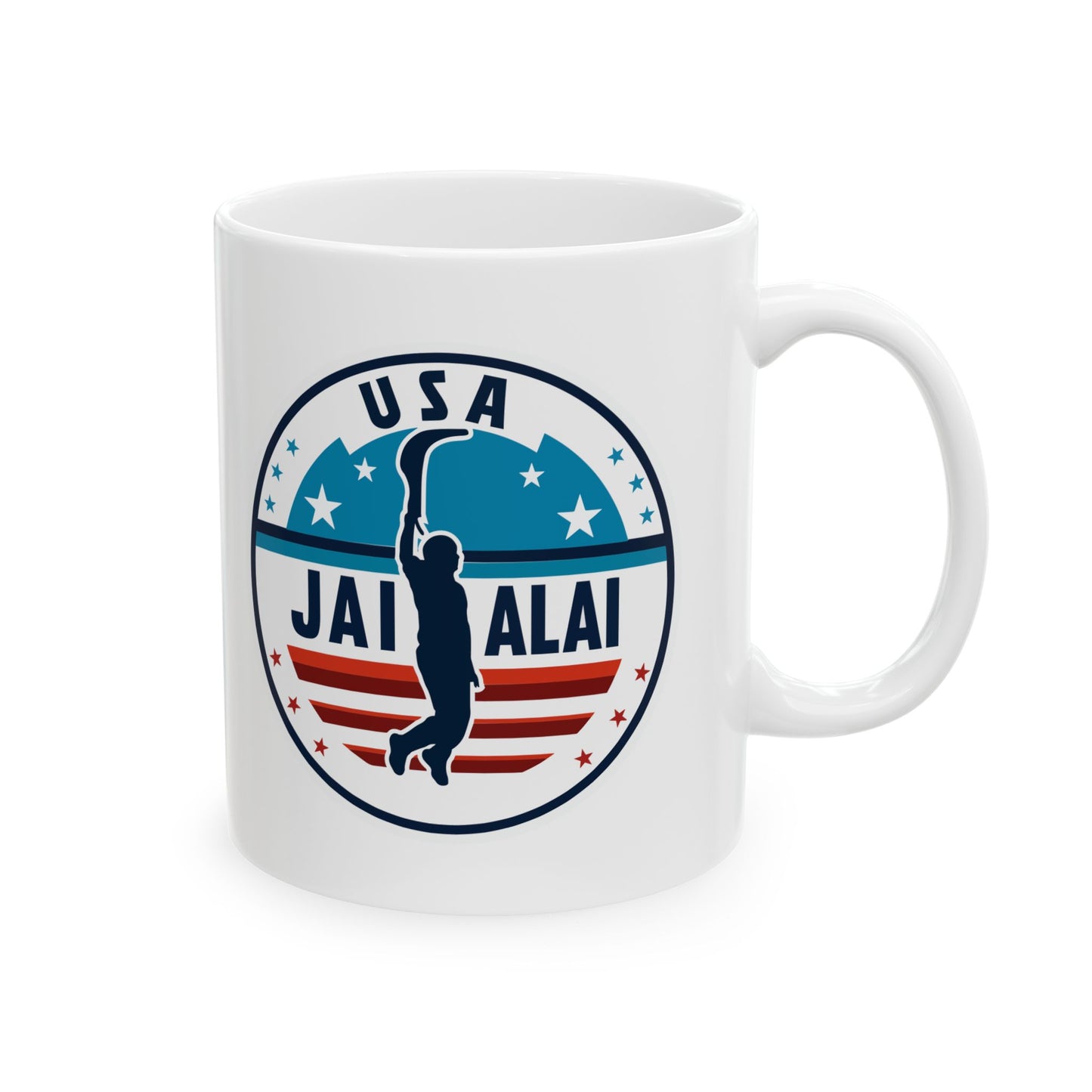 USA Jai Alai Team Ceramic Mug, (11oz, 15oz)