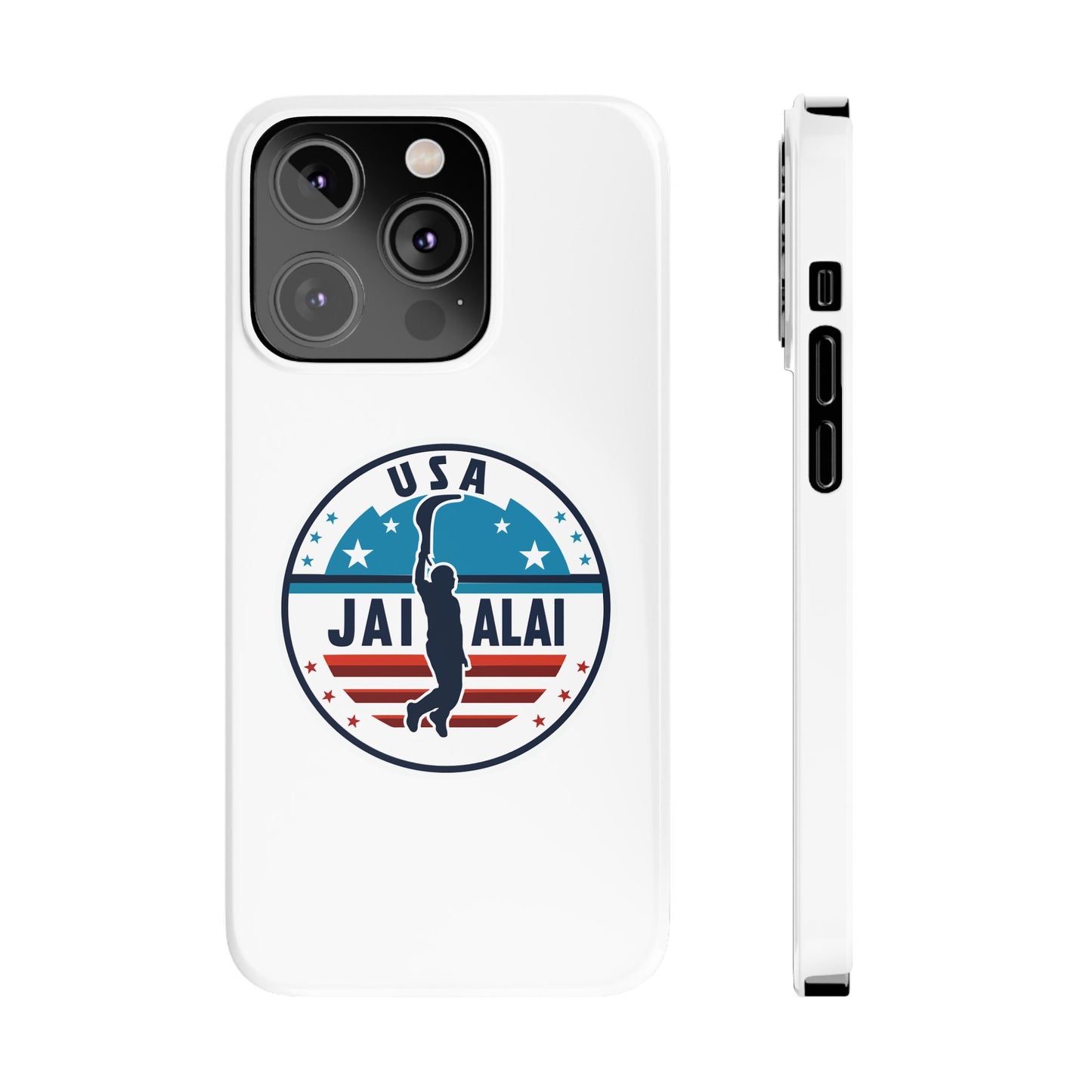 USA Jai Alai Team Slim Phone Cases