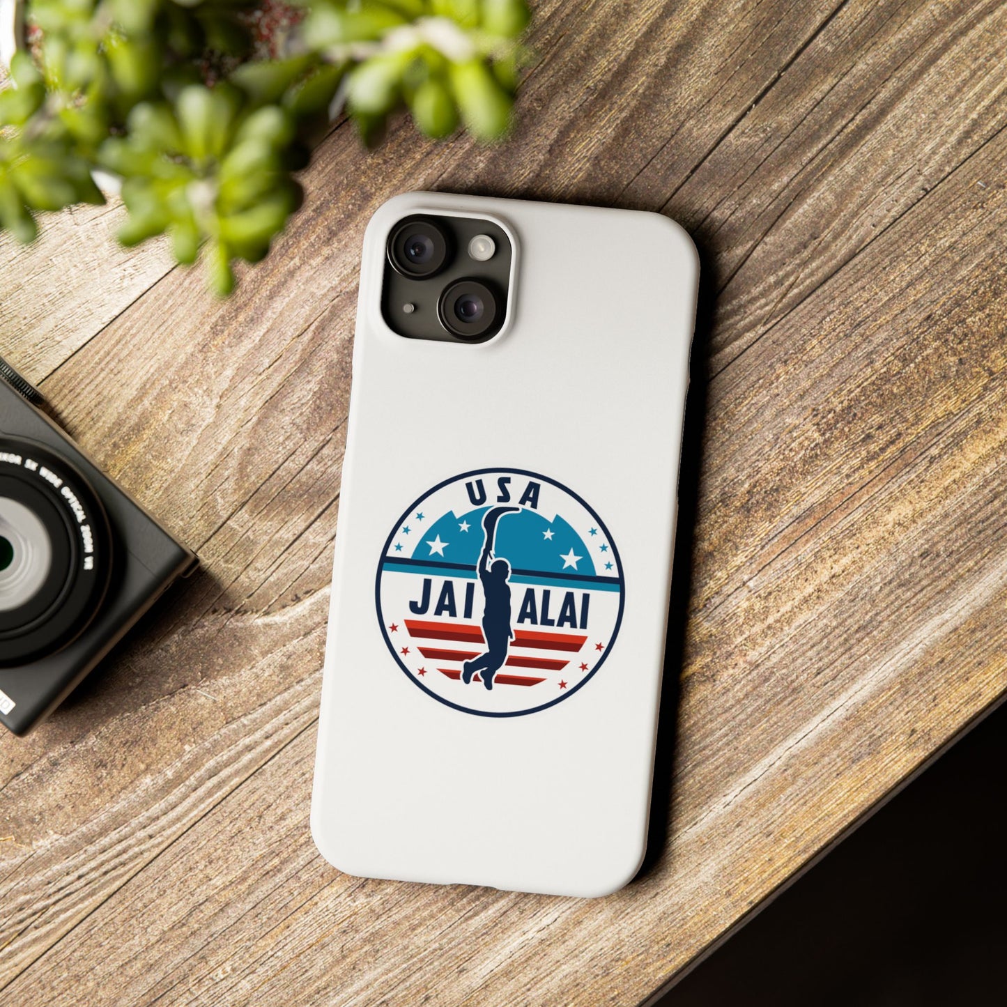 USA Jai Alai Team Slim Phone Cases